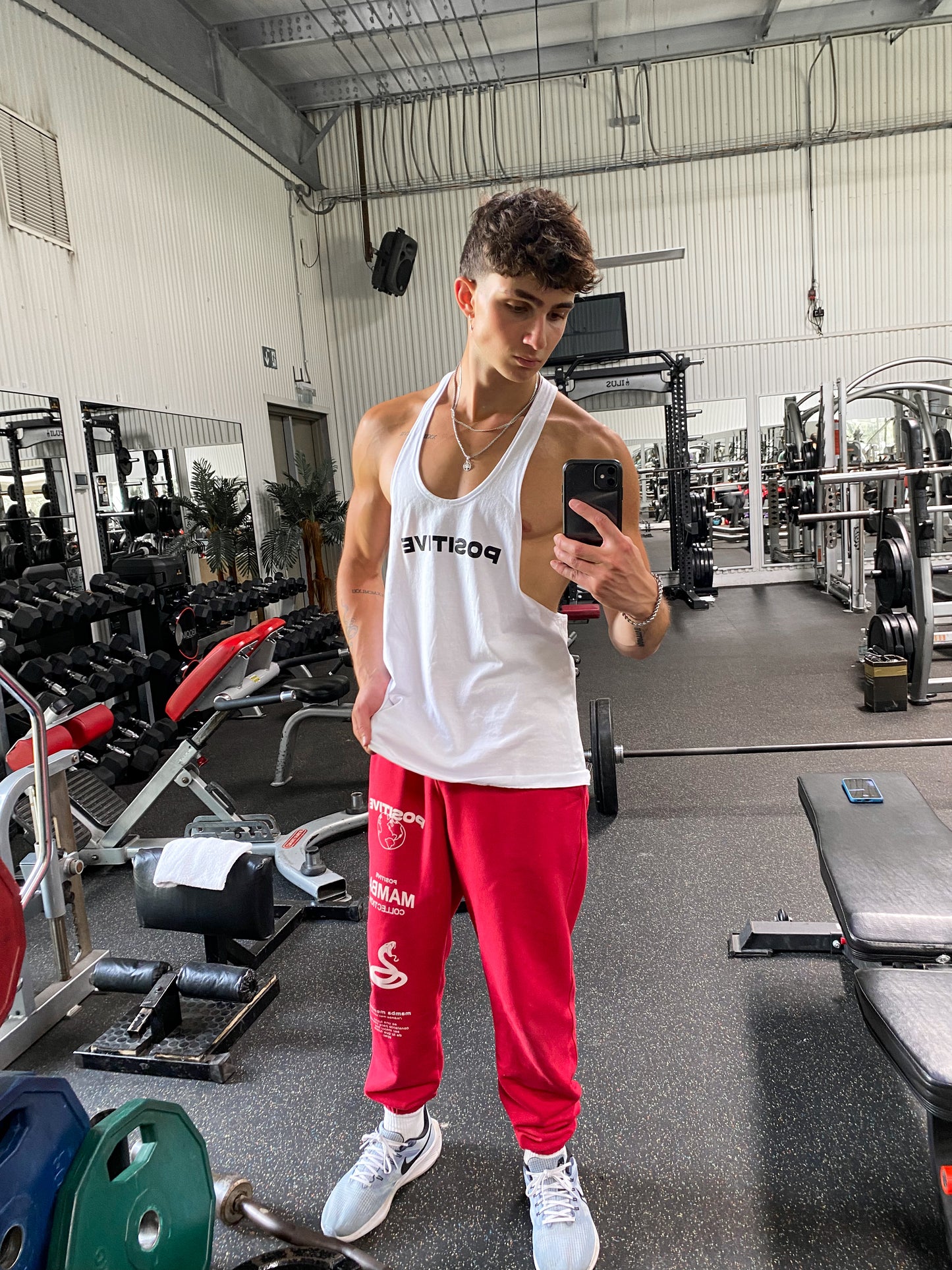 POLERA MUSCULOSA STRINGER BLANCA