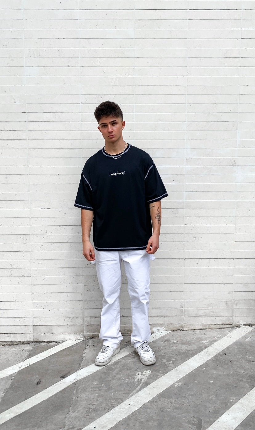 POLERA OVERSIZE NEGRA DUBAI