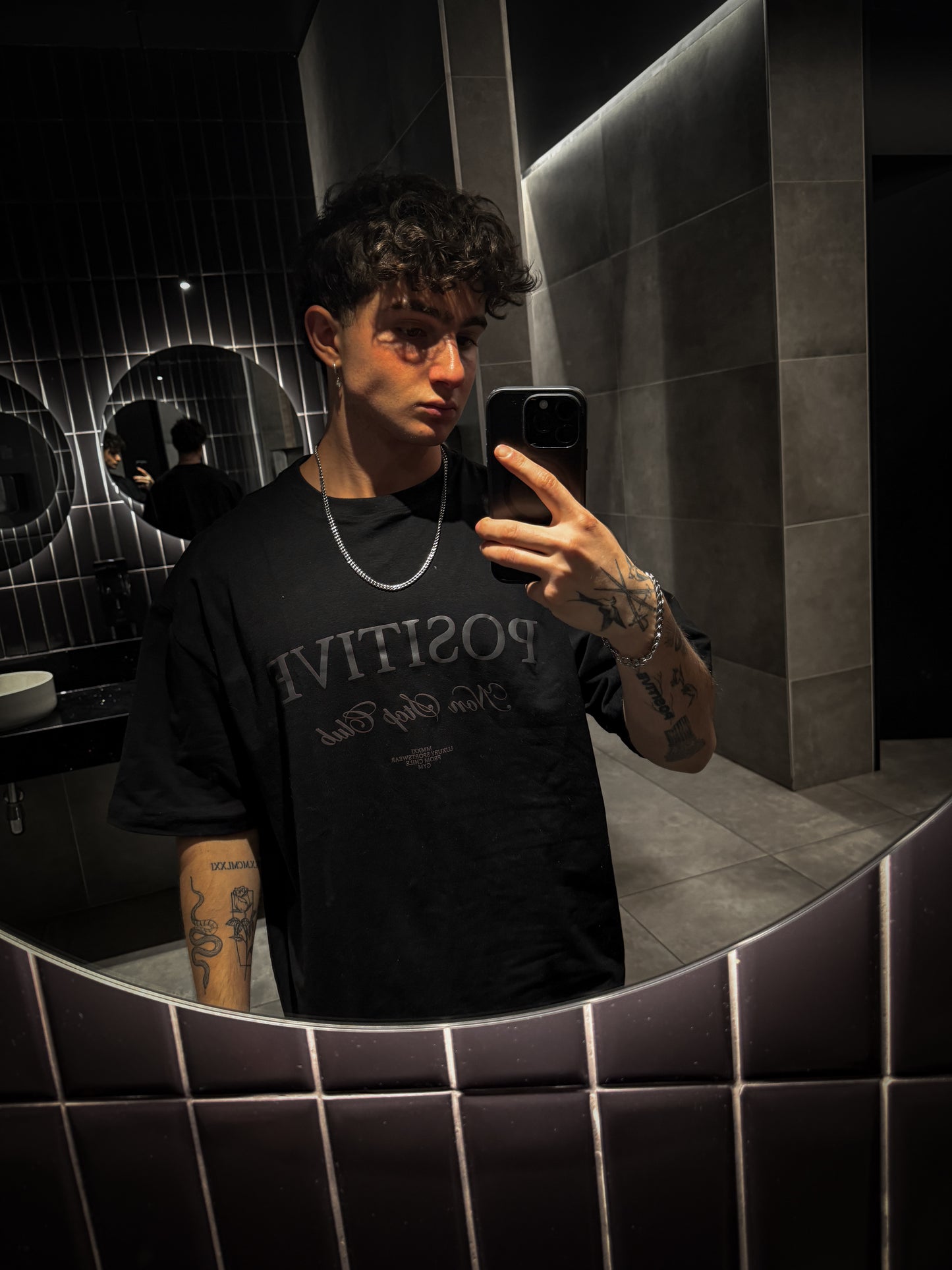 POLERA BOXY FIT NONSTOP CLUB NEGRO