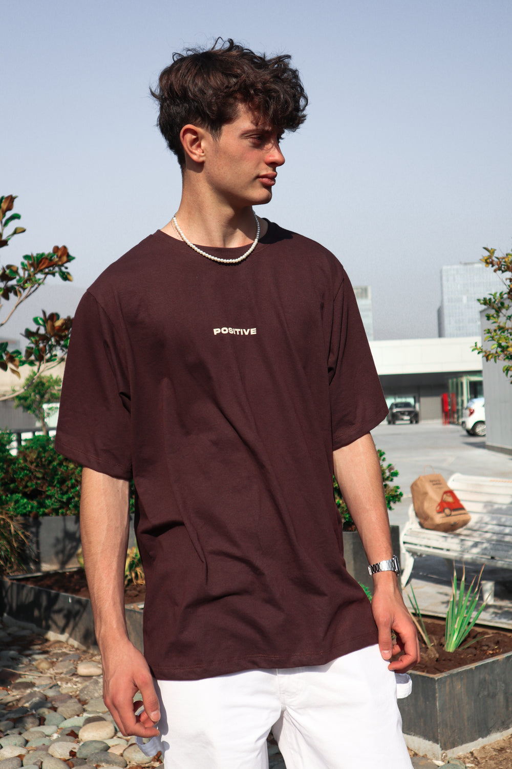 POLERA OVERSIZE DELUXE CAFÉ