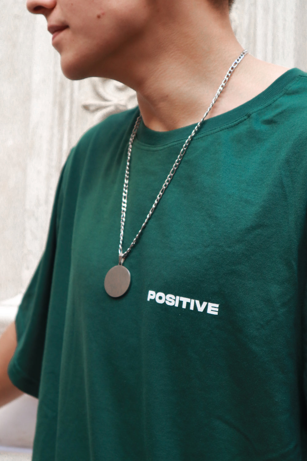 POLERA OVERSIZE LIFE VERDE
