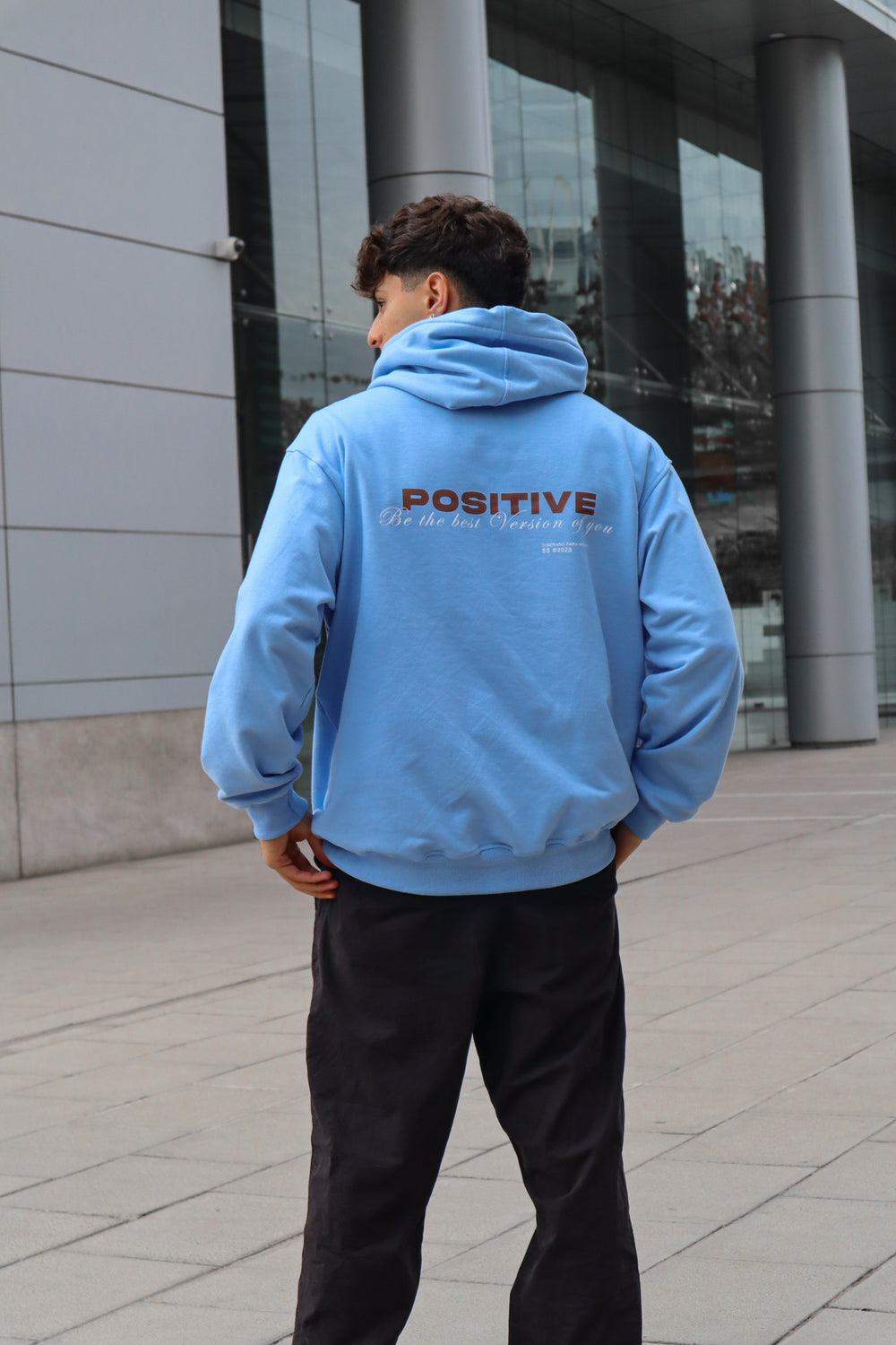 HOODIE OVERSIZE FALL CELESTE