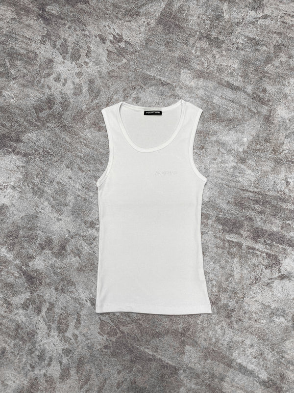 POLERA MUSCULOSA TANK TOP BLANCA