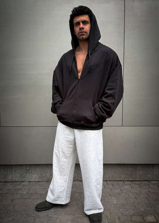 HOODIE FULL ZIP NONSTOP CLUB NEGRO