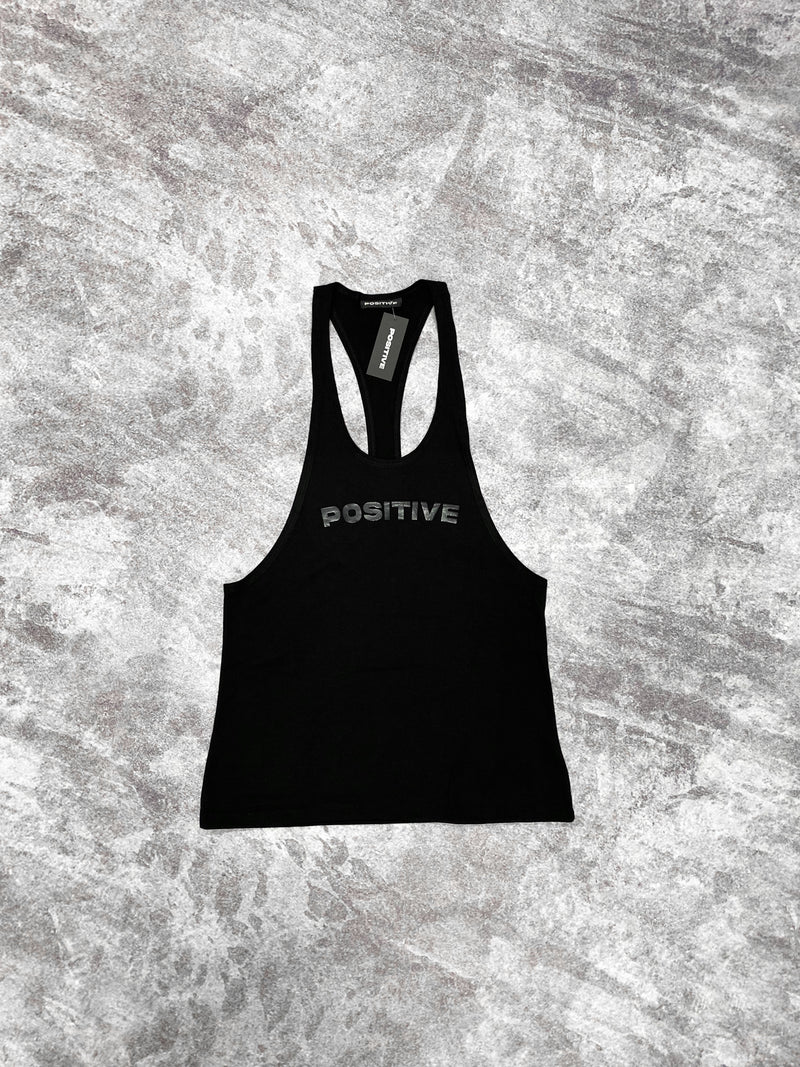 POLERA MUSCULOSA STRINGER NEGRA