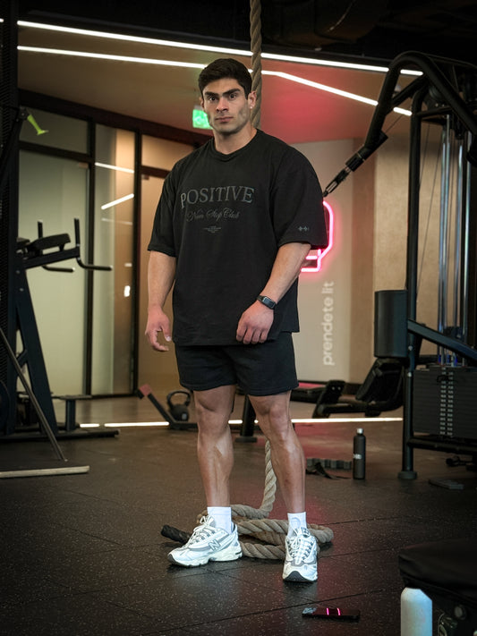 POLERA BOXY FIT NONSTOP CLUB NEGRO