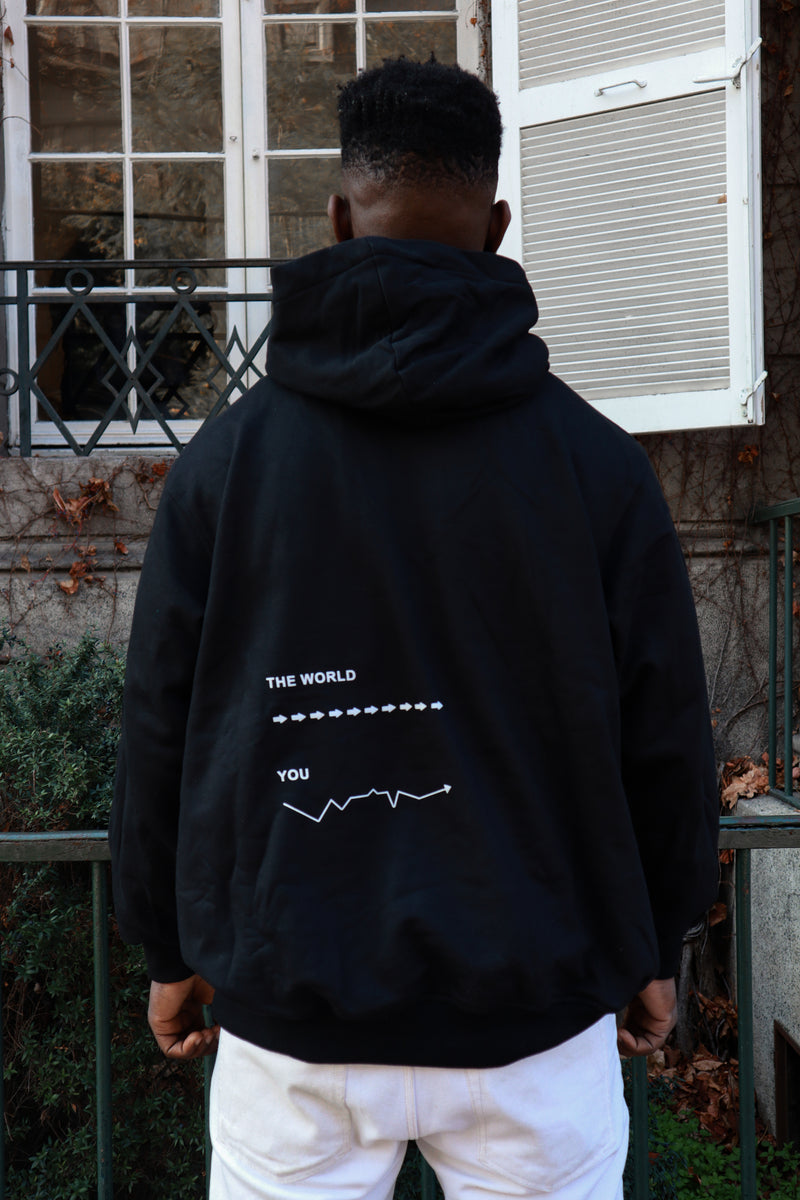 HOODIE OVERSIZE VISIONARY NEGRO