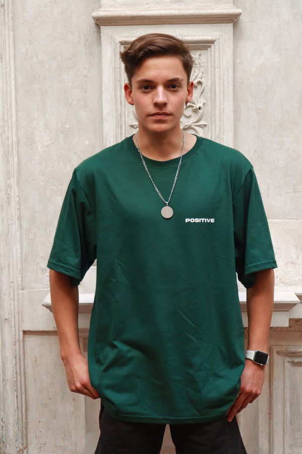 POLERA OVERSIZE LIFE VERDE