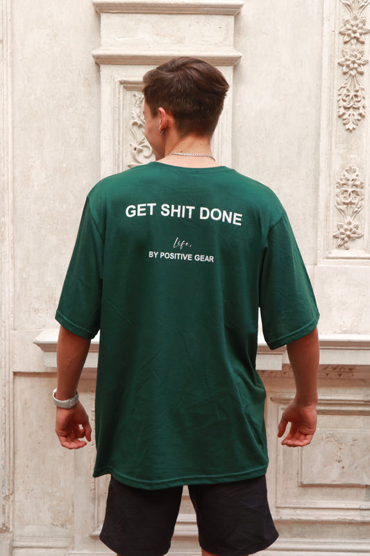 POLERA OVERSIZE LIFE VERDE