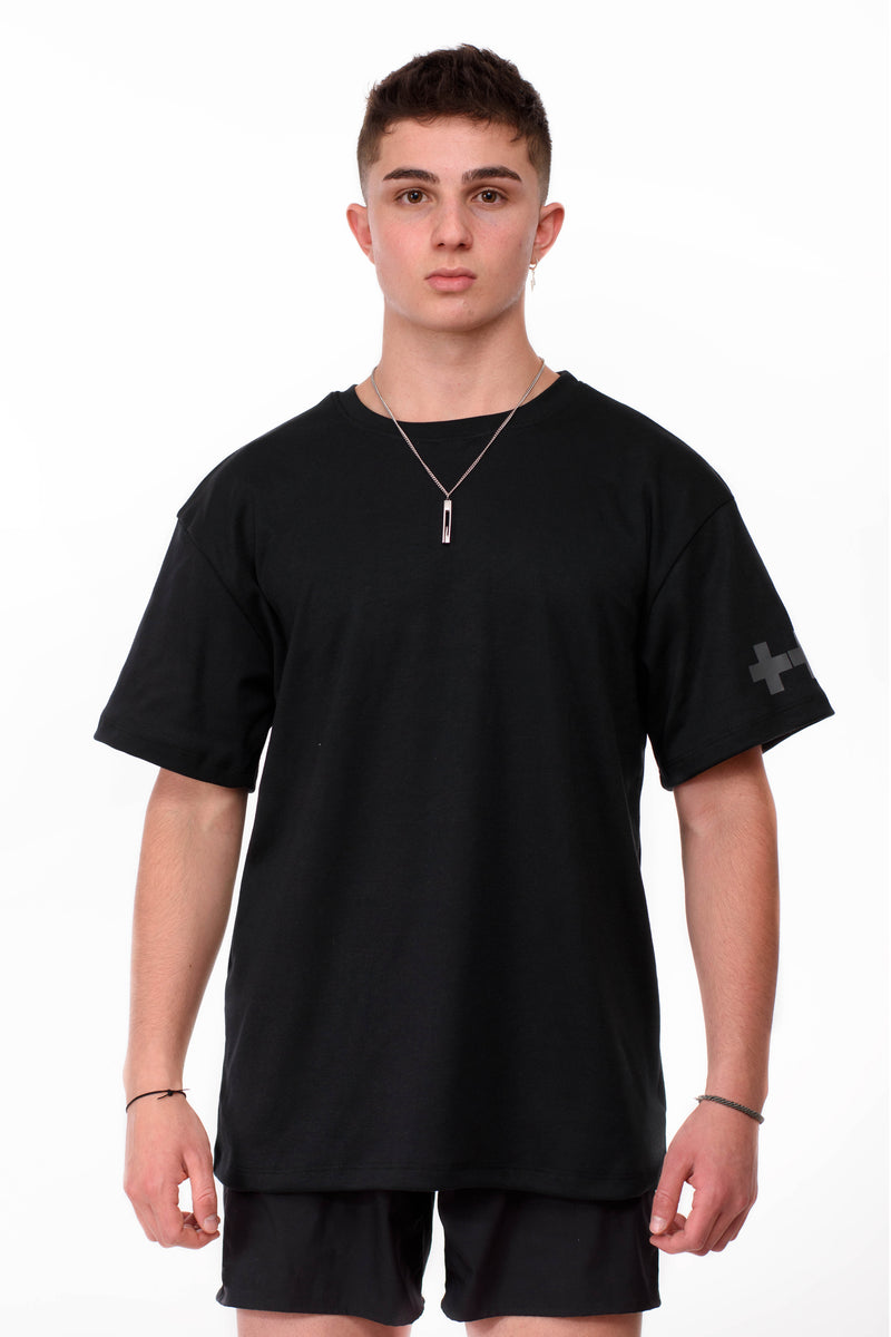 POLERA OVERSIZE PASSION NEGRA